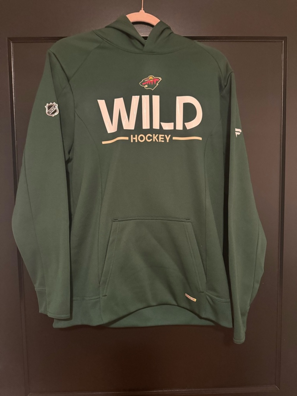 Fanatics Green Wild Hockey Pullover Hoodie